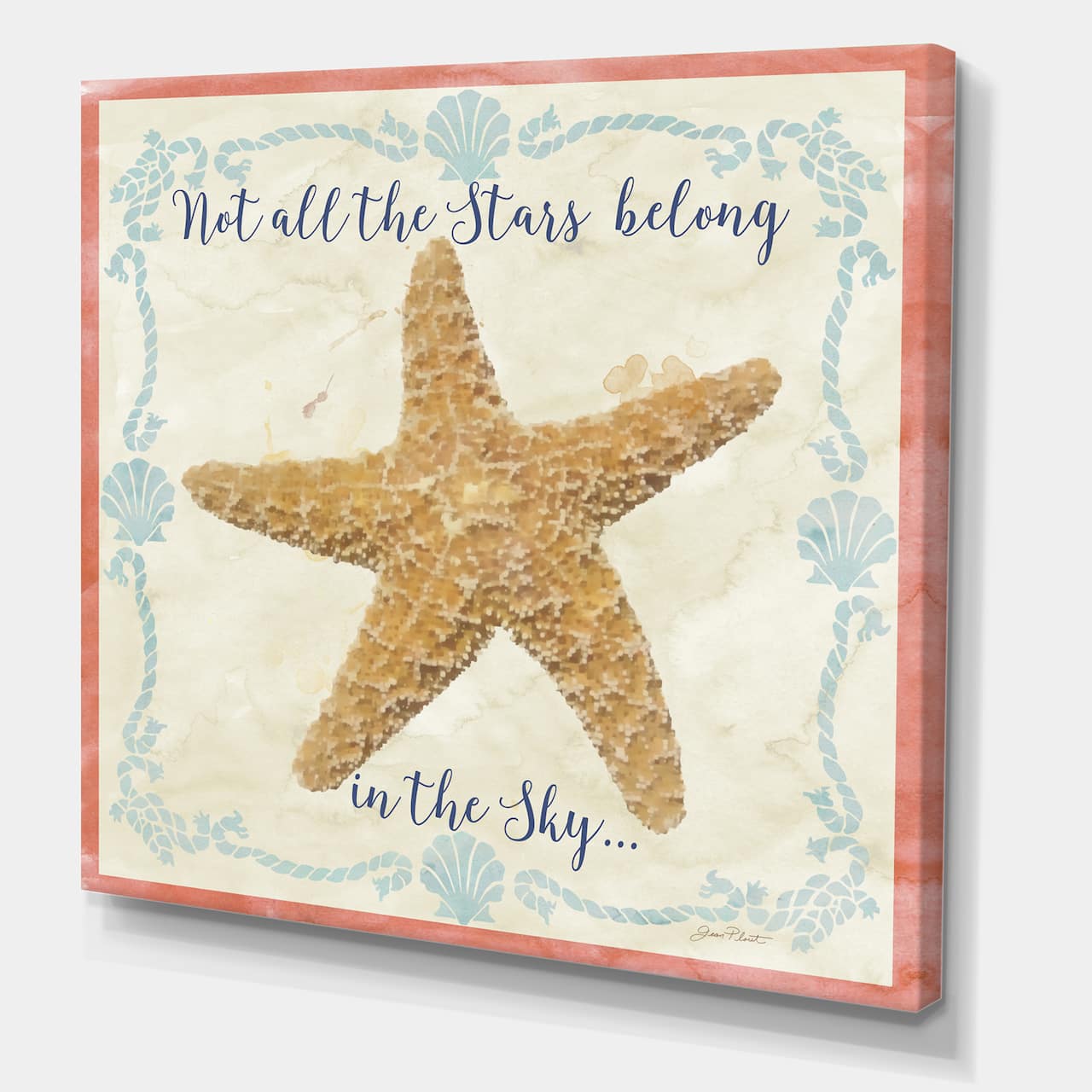 Designart - Sea Shells-C - Nautical & Coastal Canvas Artwork